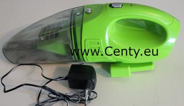 CLEANmaxx handheld vacuum cleaner battery wet+dry including wall bracket green SLX225C 30W